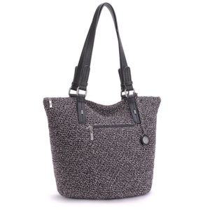 The SAK crocheted Silverwood Shopper Shoulder Bag Tote